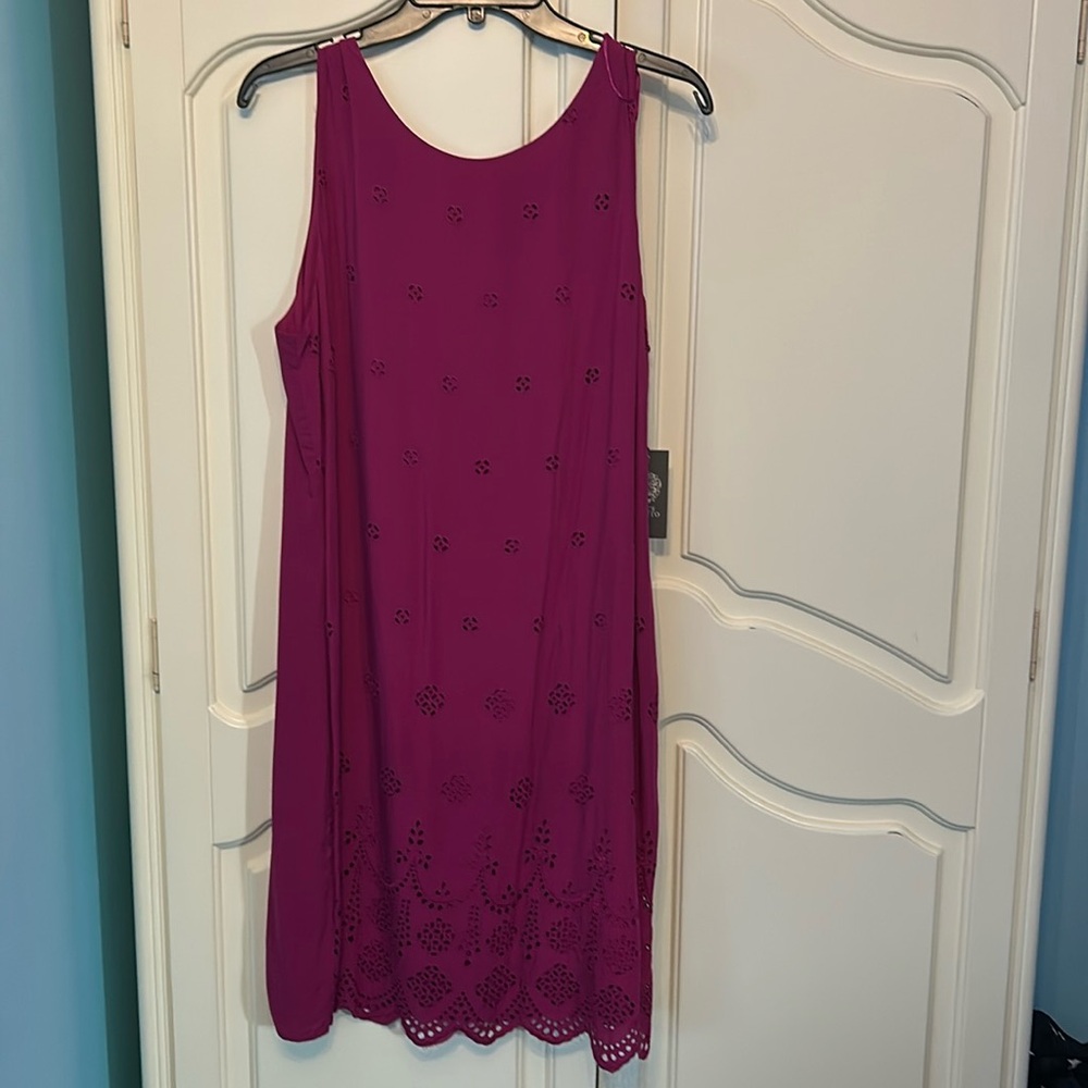Vince Camuto Women’s Dress Fuchsia Fury Size 12 NWT